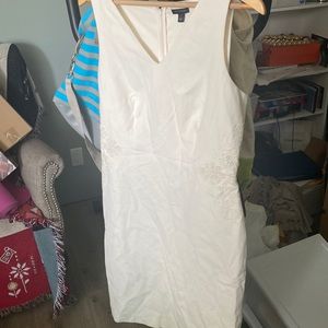 Ann Taylor white business dress